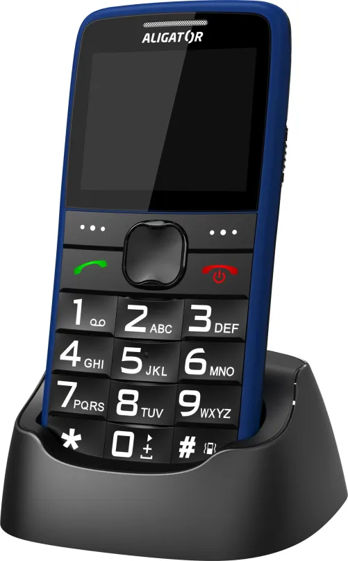 Mobilný telefón Aligator A675 Senior modrá