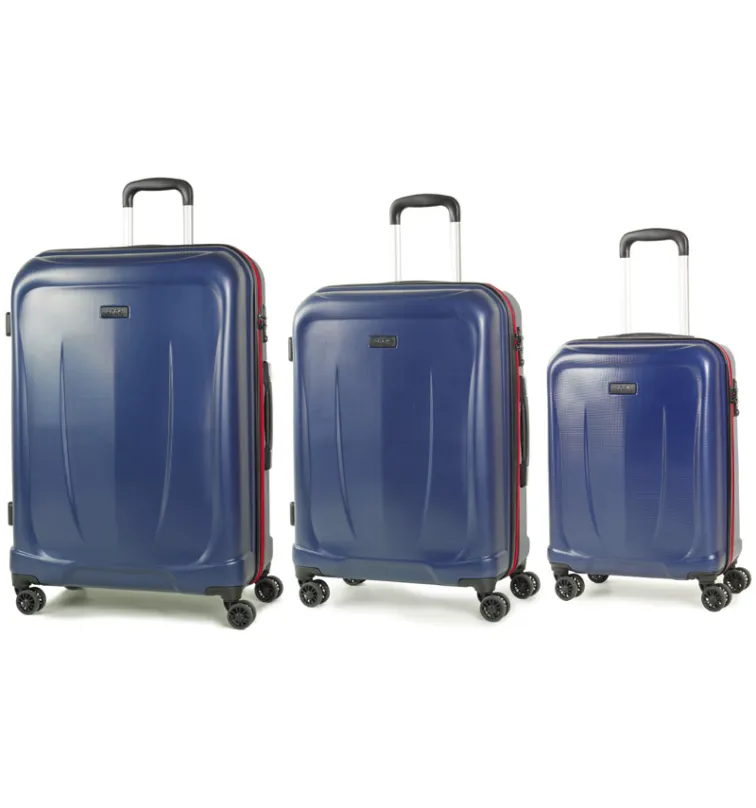 Sada cestovných kufrov ROCK TR-0165/3 ABS - modrá