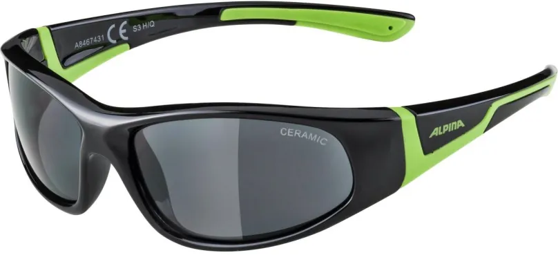 Cyklistické okuliare Alpina Flexxy Junior black-green
