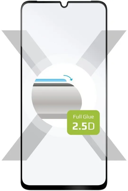 Ochranné sklo FIXED FullGlue-Cover pre Samsung Galaxy A15/A15 5G čierne