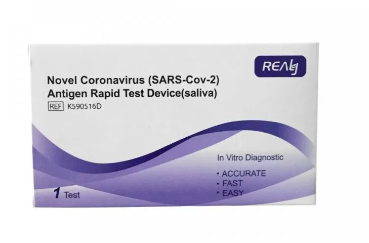RealyTech antigení test COVID-19 (SARS-Cov-2), CERTIFIKOVANÝ, rychlotest ze slin 1ks