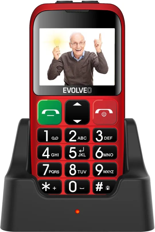 Mobilný telefón EVOLVEO EasyPhone EB červená