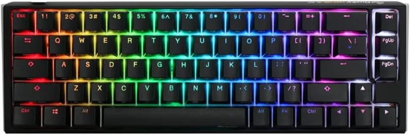 Herná klávesnica Ducky One 3 Classic Black/White SF Gaming klávesnica, RGB LED - MX-Speed-Silver (US)