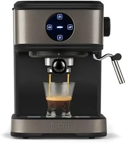 Pákový kávovar Black+Decker BXCO850E, príkon 850 W, tlak 20 bar, materiál plast, objem