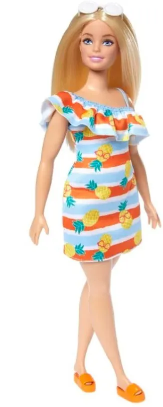 Bábika Barbie Love Ocean Bábika - Pruhované Šaty