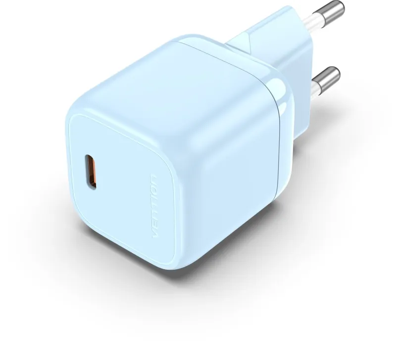 Nabíjačka do siete Vention 1-port Stylish USB-C GaN Charger (30W) Blue