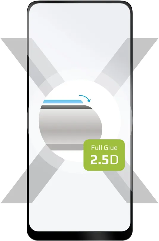 Ochranné sklo FIXED FullGlue-Cover pre Xiaomi Redmi Note 10/Note 10S čierne