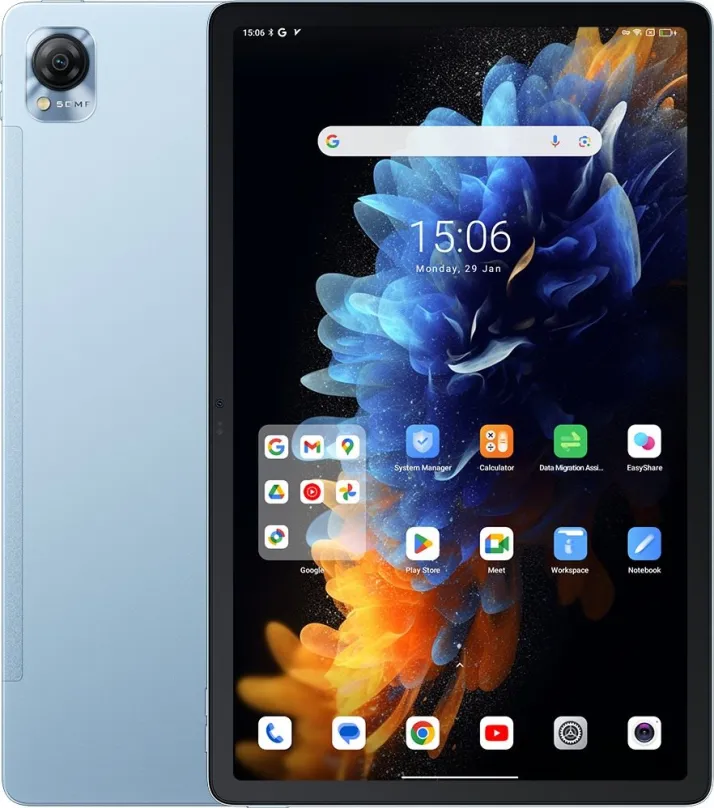 Tablet Blackview Mega 1 12GB/256GB modrý, displej 11,5" Full HD 2000 x 1200 IPS, Medi