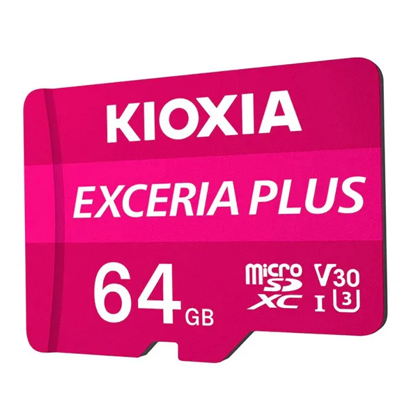 Kioxia Pamäťová karta Exceria Plus (M303), 64GB, microSDXC, LMPL1M064GG2, UHS-I U3 (Class 10)