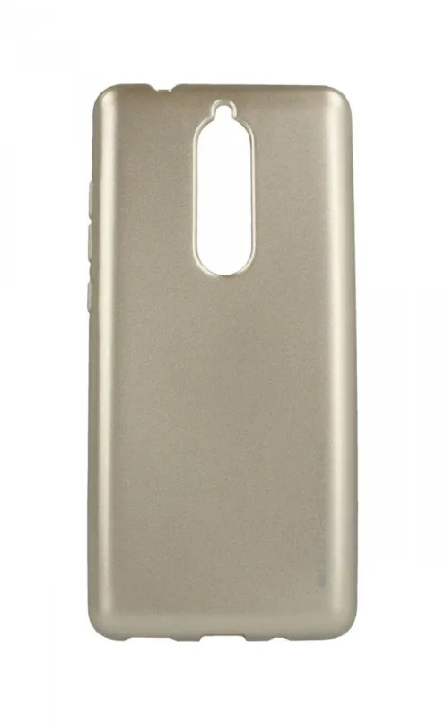Puzdro na mobil Mercury iJelly Nokia 5.1 silikón zlatý 33489