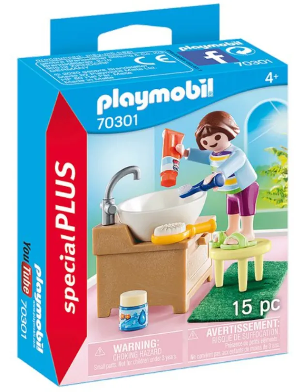 PLAYMOBIL® Special Plus 70301 Dievčatko pri čistení zúbkov