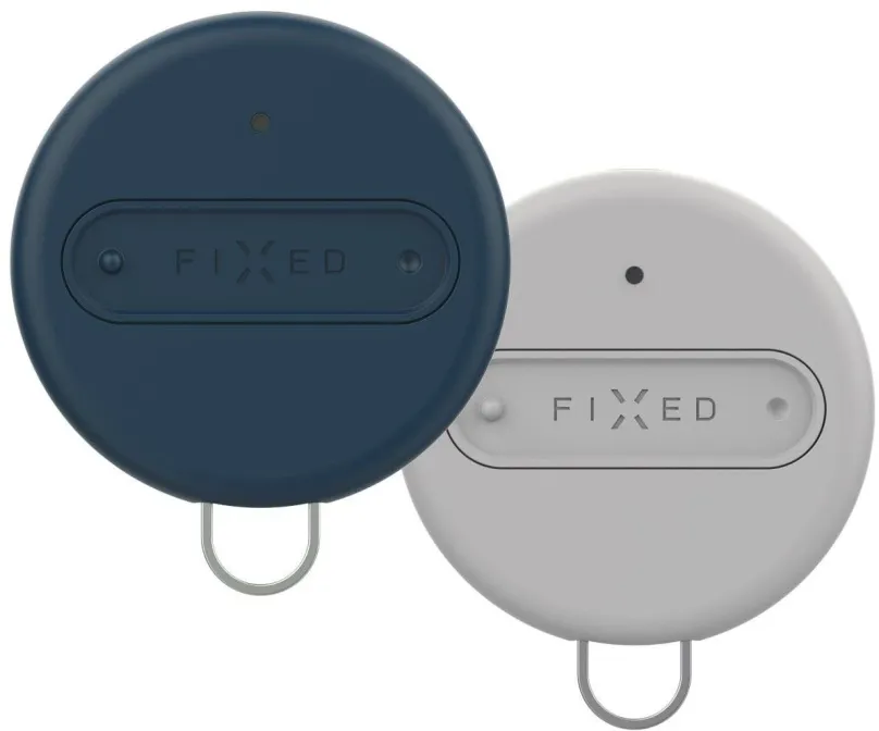Bluetooth lokalizačný čip FIXED Sense Duo Pack - modrá + šedá