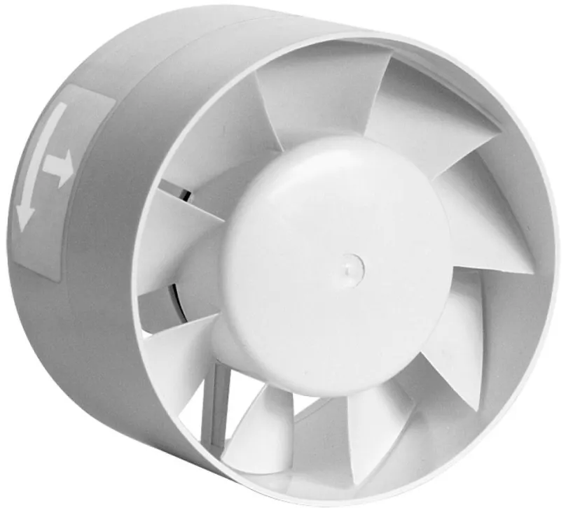 Ventilátor Soler&Palau TDM 200 potrubný vsuvný biely