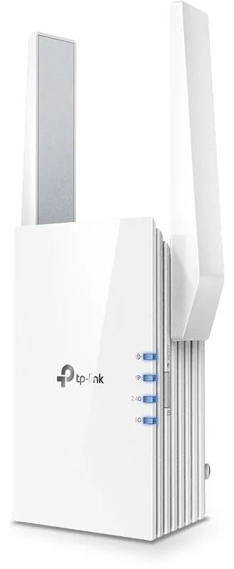 WiFi extender TP-Link RE505X WiFi6 extender, 802.11a/b/g/n/ac/ax až 1500 Mb/s, dual-band,