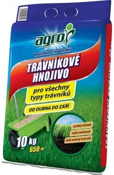 Trávnikové hnojivo AGRO trávnikové hn. vrece s uchom 10 kg
