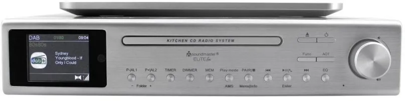 Rádio Soundmaster EliteLine UR2180SI, klasické, kuchynské, DAB+ a FM tuner s 40 predvoľbam