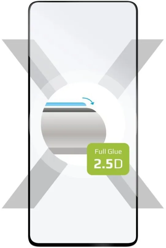 Ochranné sklo FIXED FullGlue-Cover pre Oppo A79 5G čierne