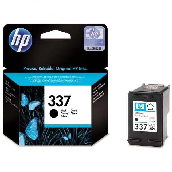 HP originálny ink C9364EE, HP 337, čierna, 400 strán, 11ml, HP Photosmart D5160, C4180, 8750, OJ-6310, DJ-5940