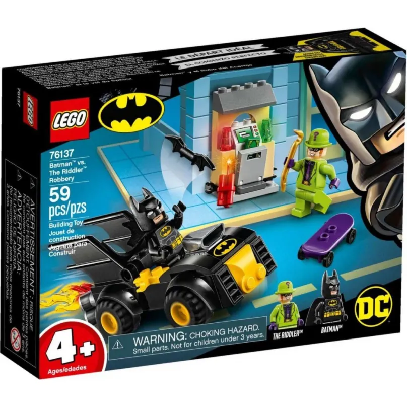 LEGO stavebnice LEGO Super Heroes 76137 Batman vs. Hádankár a lúpež