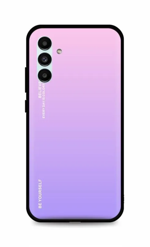 Kryt na mobil TopQ Kryt LUXURY Samsung A04s pevný dúhový ružový 88068