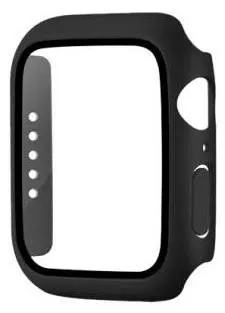 Ochranný kryt na hodinky COTEetCI polykarbonátové púzdro s ochranou displeja pre Apple Watch 7 41mm čierna