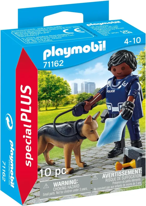 Figúrky Playmobil 71162 Policajt so služobným psom