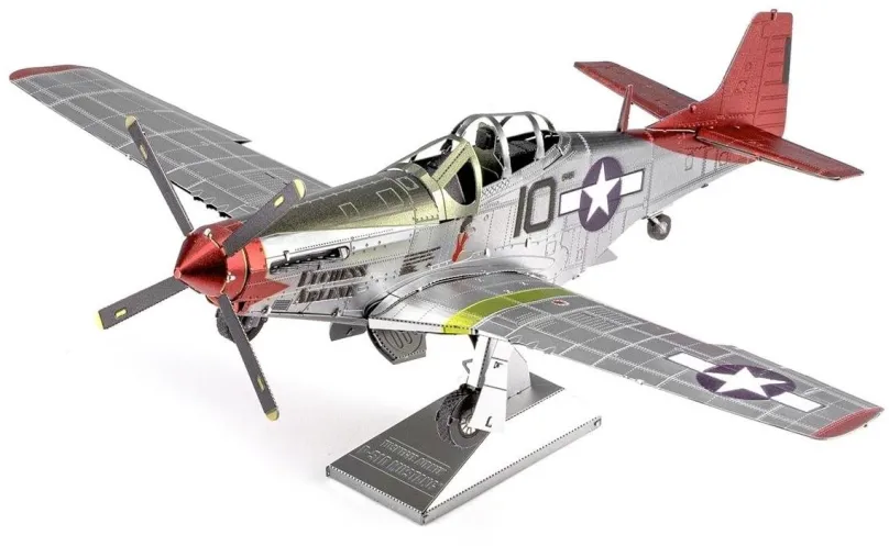 3D Puzzle Metal Earth 3D Puzzle Tuskegee Airmen P-51D Mustang (ICONX)