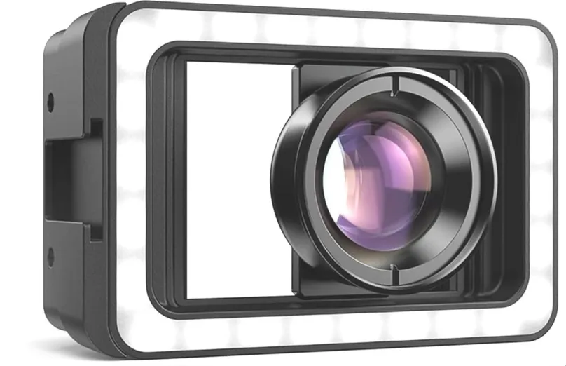 Objektív pre mobilný telefón Apexel HD 100MM Macro Lens with LED Light (40mm - 70mm Range)