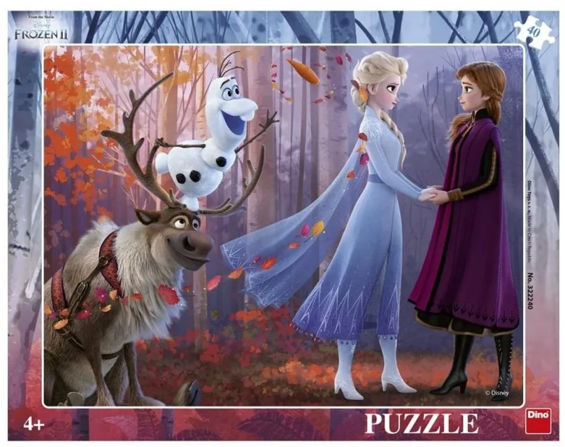 Puzzle Dino Frozen II 40 doskové puzzle