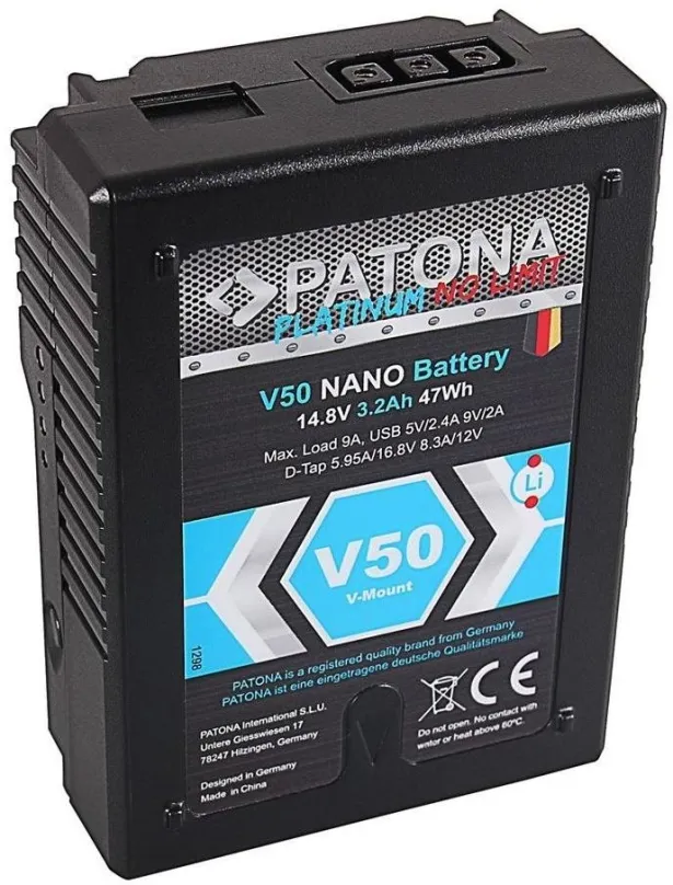 Batéria pre fotoaparát PATONA V-Mount kompatibilná so Sony V50