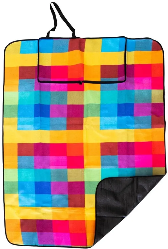 Pikniková deka MTR 150 x 120 cm Multicolor, 150x120 cm, s uchom na prenášanie, s izolačnou
