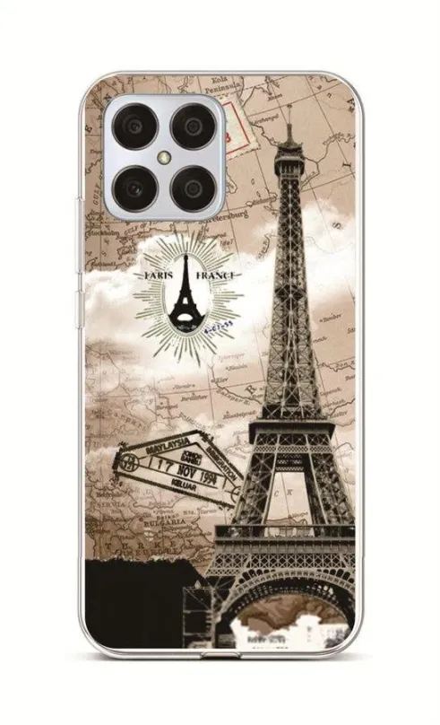 Kryt na mobil TopQ Kryt Honor X8 Paris 2 84950, pre Honor X8, výrezy pre konektory a tlačí