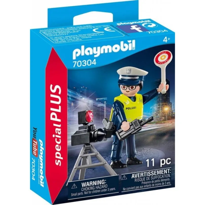 Playmobil 70304 Policajt s radarom