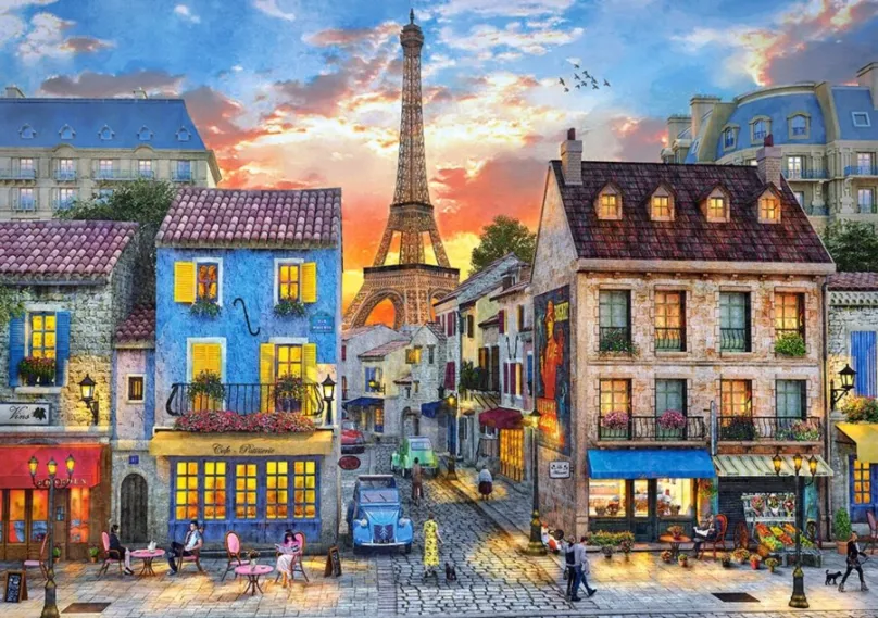 CASTORLAND Puzzle Parížskej ulice 500 dielikov