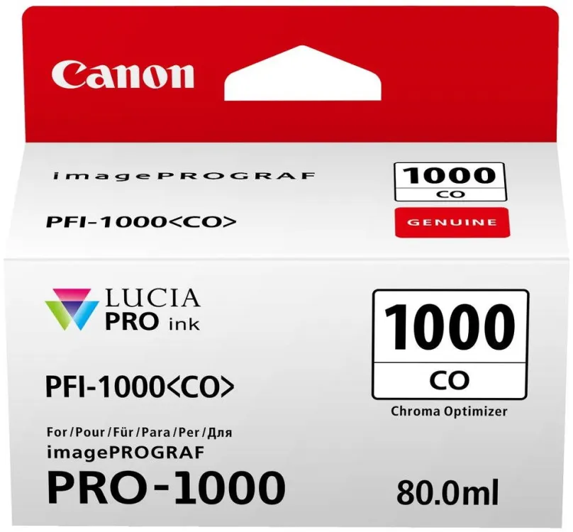 Cartridge Canon PFI-1000C bezfarebná