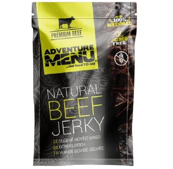 Sušené mäso Adventure Menu - Natural Beef Jerky 25g