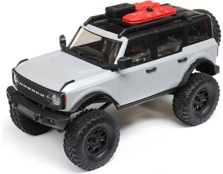 RC auto Axial SCX24 Ford Bronco 2021 1:24 4WD RTR sivý