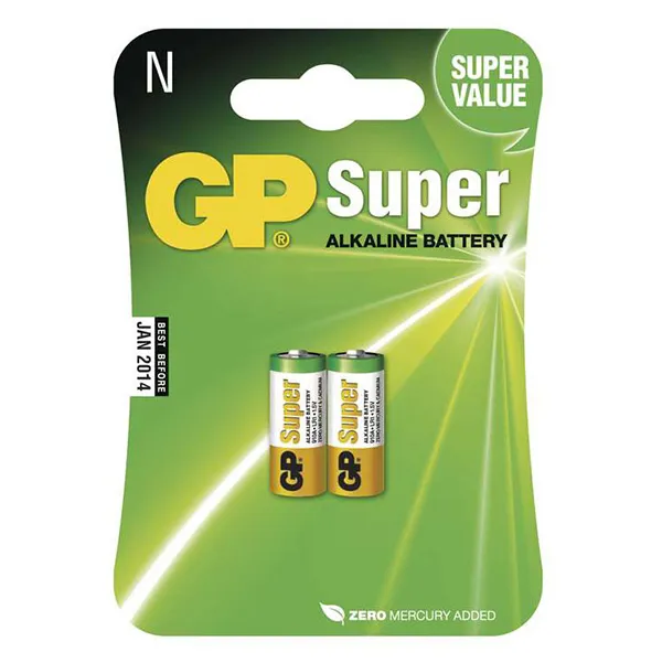 Batéria alkalická, 910A, LR1, 1.5V, GP, blister, 2-pack, SUPER