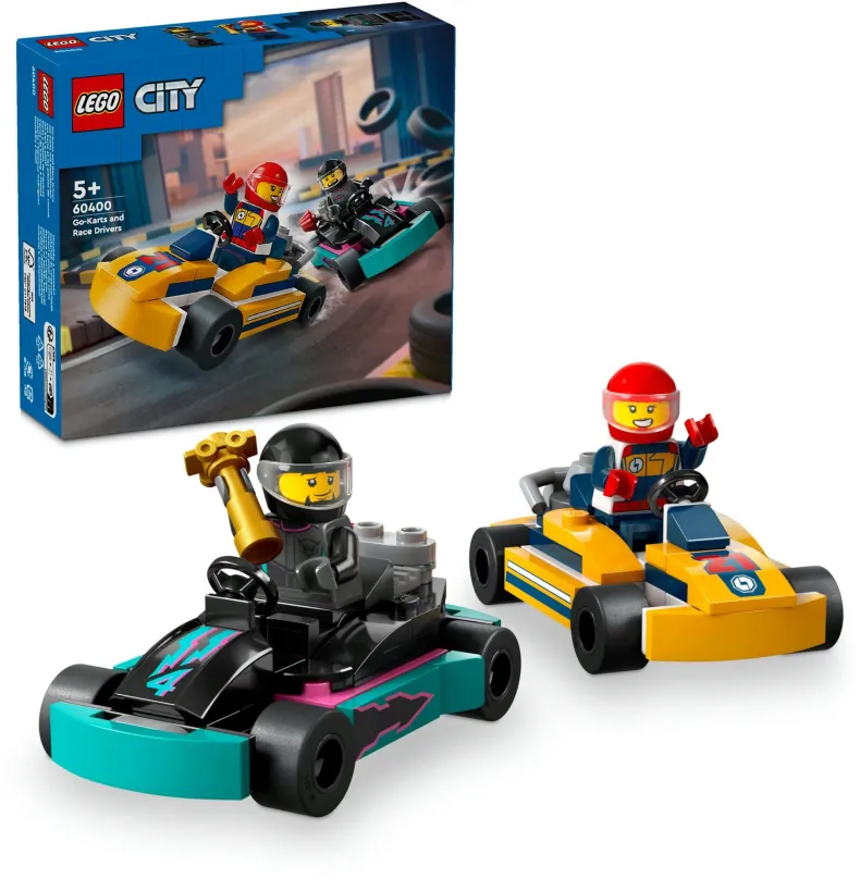 LEGO stavebnica LEGO® City 60400 Motokáry s vodičmi
