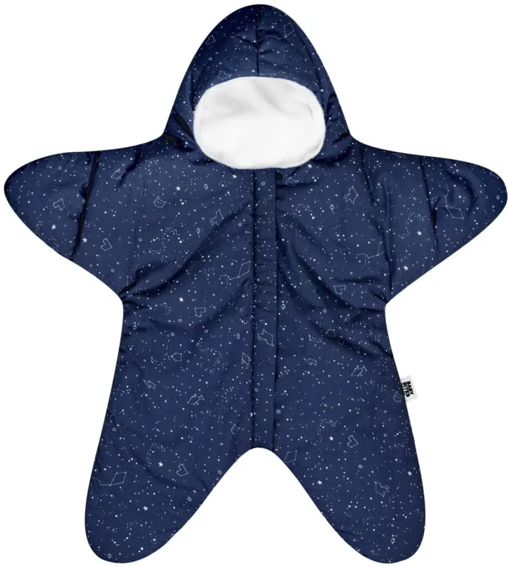 Fusak do kočíka Baby Bites fusak Star Winter Navy Blue