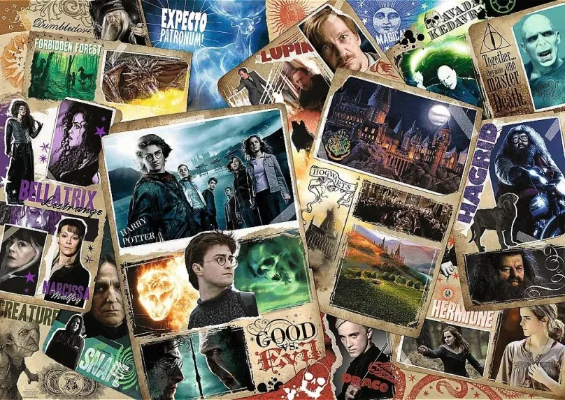 Puzzle Trefl Puzzle Harry Potter: Postavy 2000 dielikov