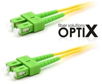Dátový kábel OPTIX SC/APC-SC/APC optický patch cord 09/125 5m G657A