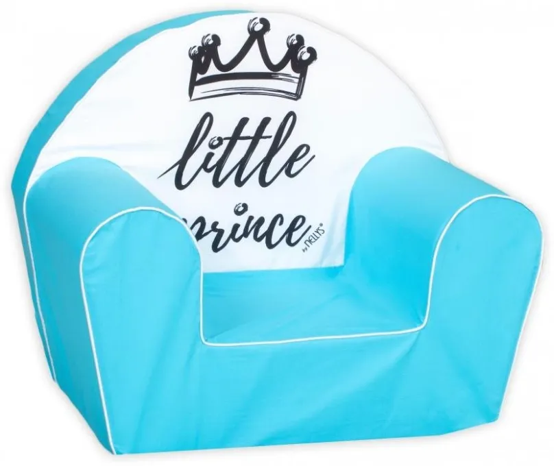 Detské kreslo Baby Nellys, LUX Little Prince, modré