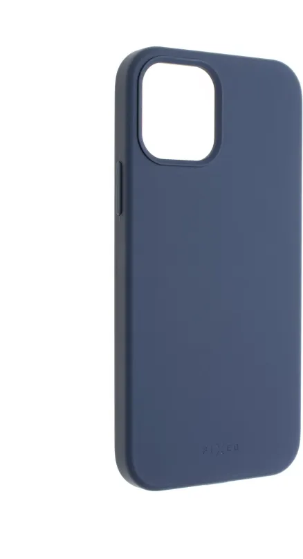 Kryt na mobil FIXED Flow Liquid Silicon case pre Apple iPhone 12/12 Pre modrý