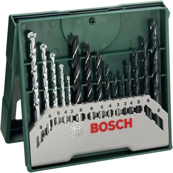 Súprava vrtákov Bosch 15-dielna súprava vrtákov Mini-X-Line mix 2.607.019.675