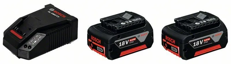 Nabíjačka a náhradné batérie BOSCH Štartovacia sada 2x GBA 18V + GAL 1860 CV Professional