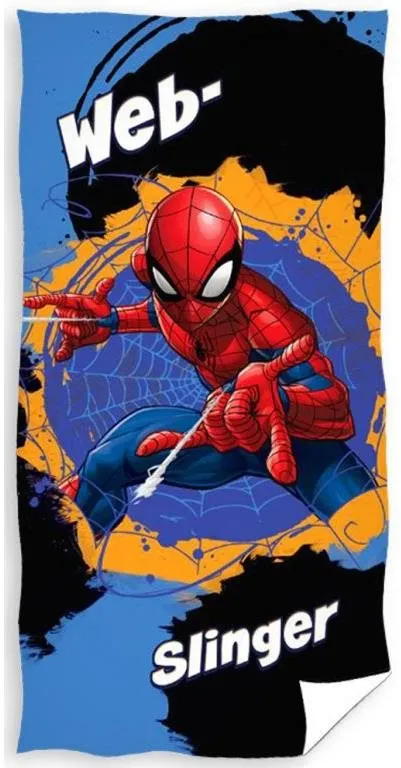 Detská osuška CARBOTEX Spiderman zasahuje 70×140 cm