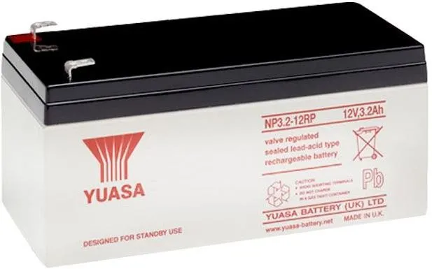 Batéria pre záložné zdroje YUASA 12V 3.2Ah bezúdržbová olovená batéria NP3.2-12