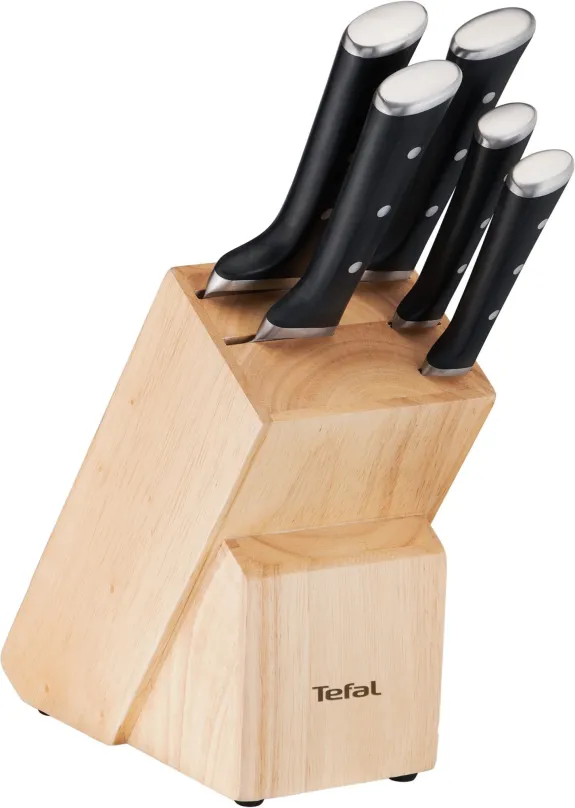 Sada nožov Tefal ICE FORCE sada nožov 5 ks + drevený blok K232S574