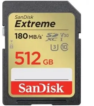 Pamäťová karta SanDisk SDXC Extreme 512GB